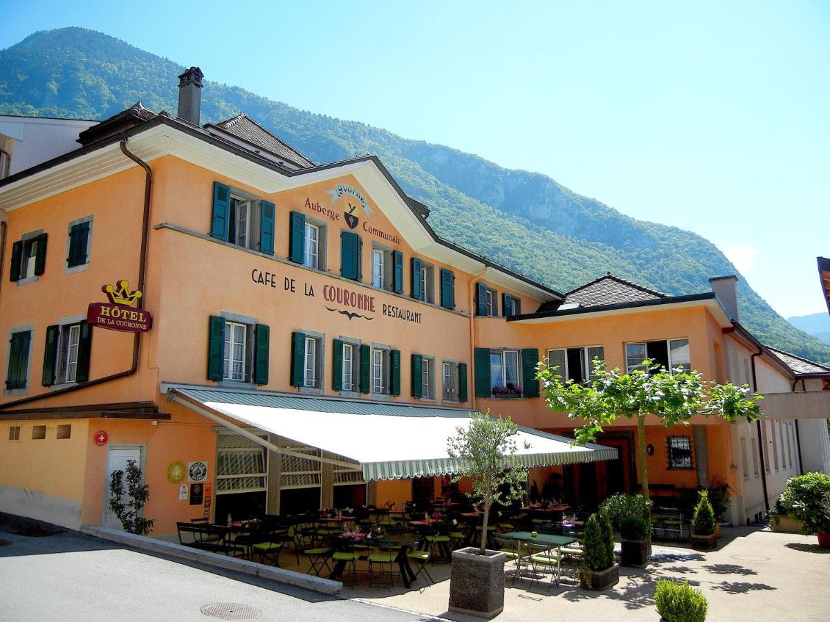 Auberge Communale De La Couronne Yvorne Экстерьер фото